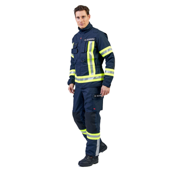 Ubranie techniczne THL-D - granatowy NOMEX® Tough + napisy